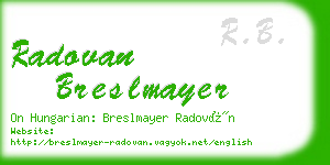 radovan breslmayer business card